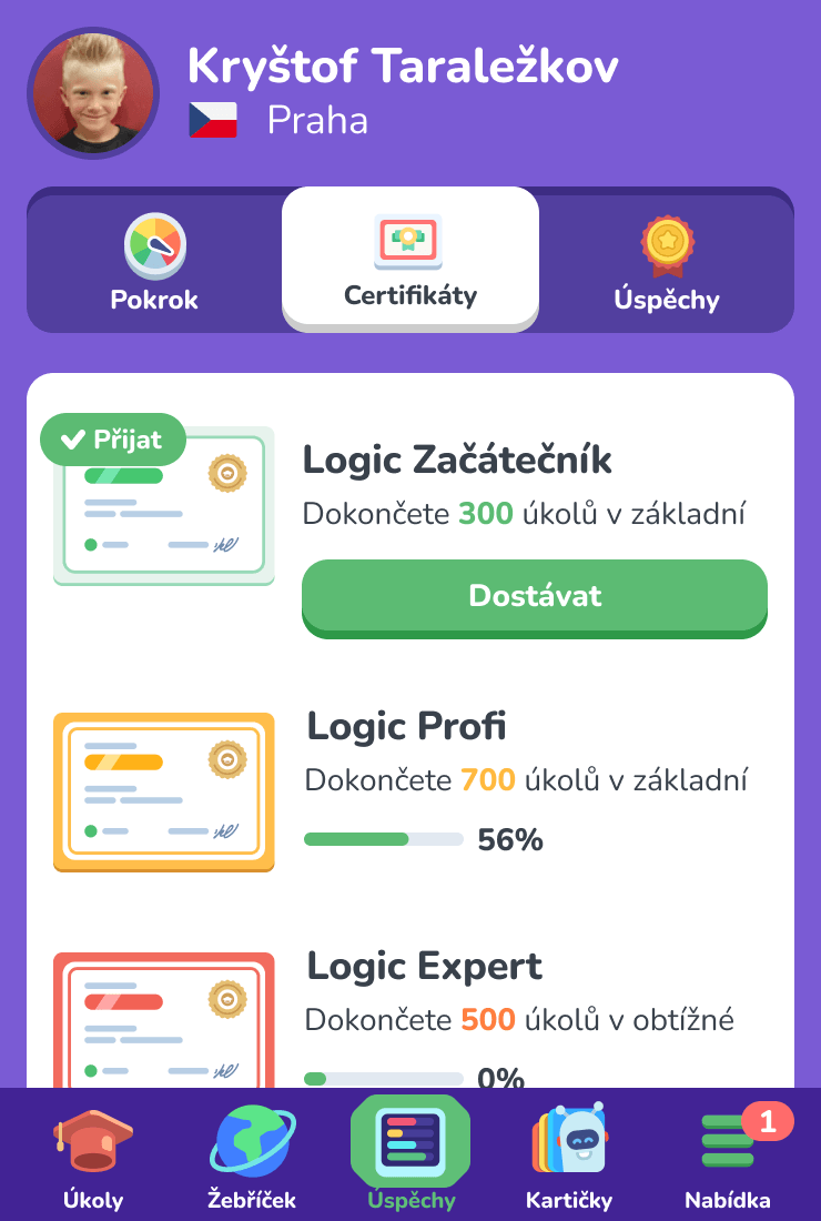 Úspěchy a odměny
